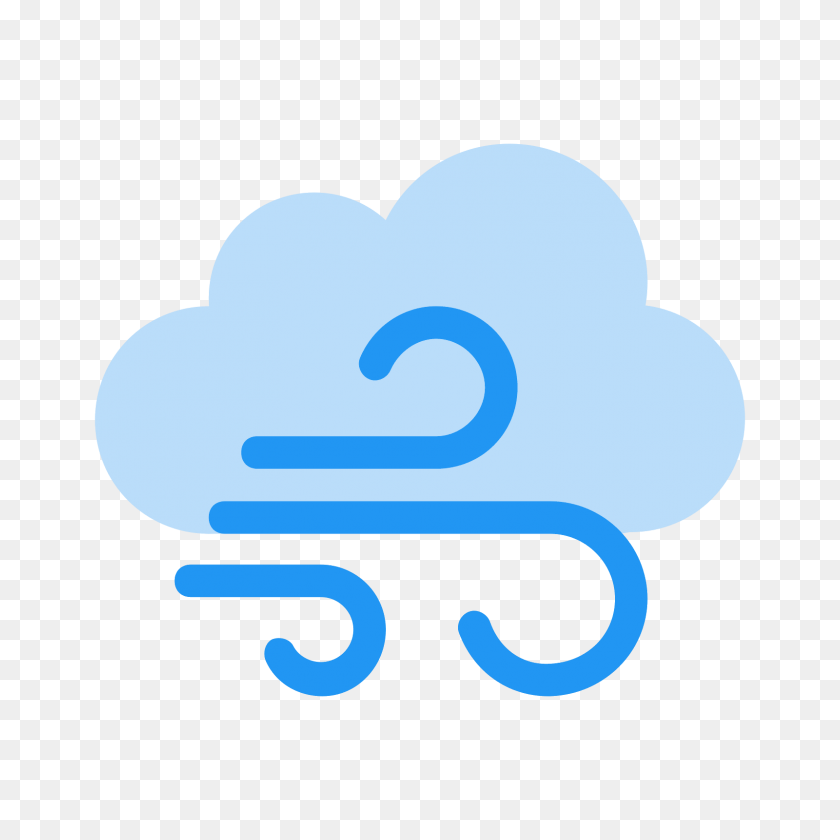 1600x1600 Windy Weather Icon - Weather Icon PNG