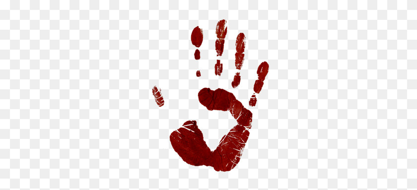 300x323 Wine And Crime Stories From The First Crimecon Convention The Front - Bloody Hand PNG