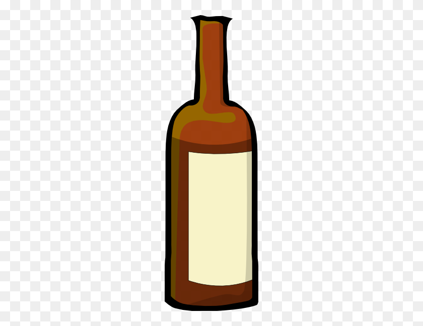 186x589 Botella De Vino Clipart - Vino Clipart Png