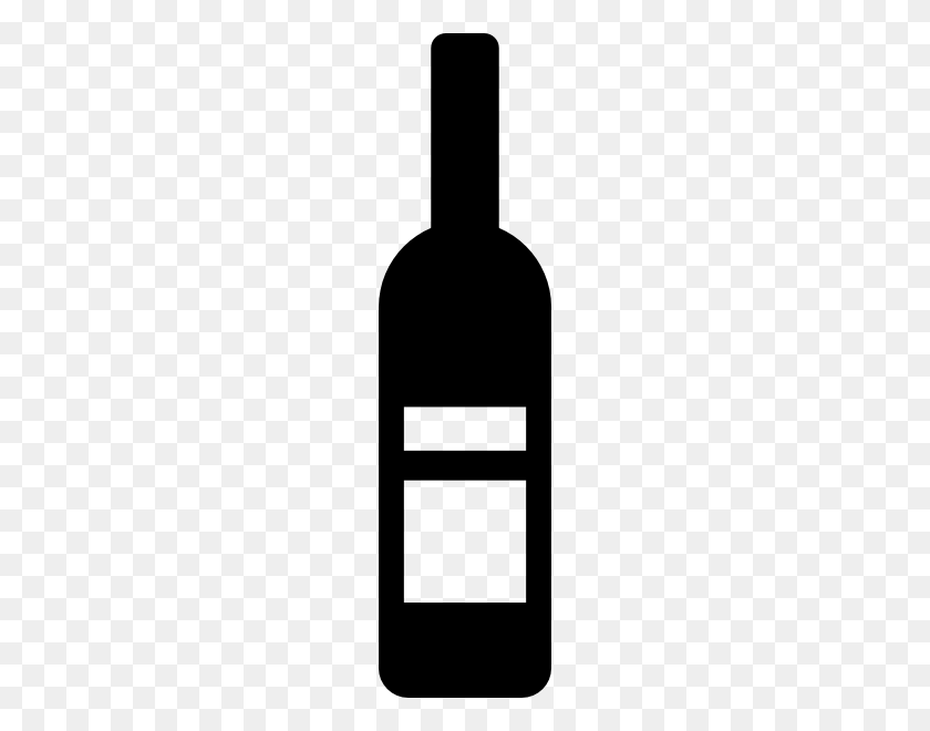 156x600 Botella De Vino Icono De Cliparts Descargar - Vino Clipart Png