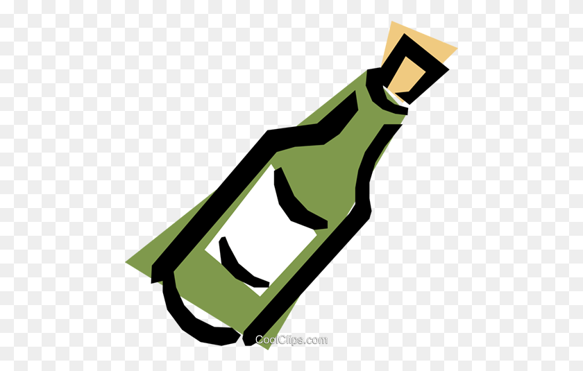 480x475 Wine Bottles Royalty Free Vector Clip Art Illustration - Wine Bottle Image Clipart