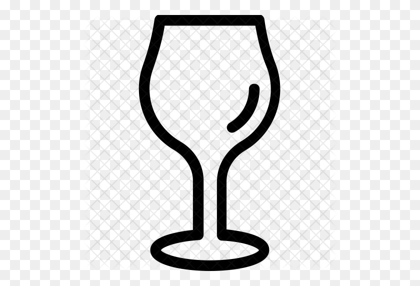 512x512 Wine Glass Clipart - Wine Glass Clipart Black And White