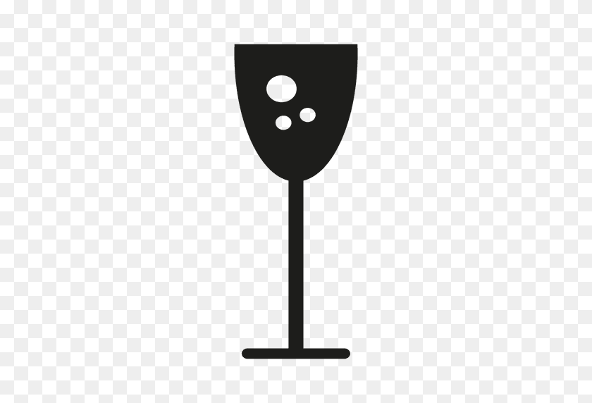 512x512 Wine Glass Icon Silhouette - Wine Splash PNG