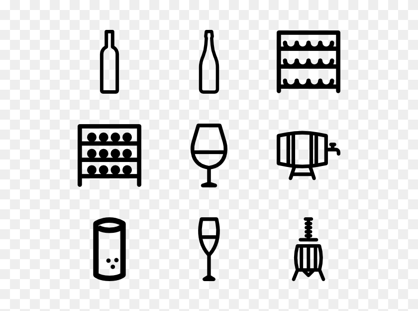 600x564 Wine Glass Icons - White Wine PNG