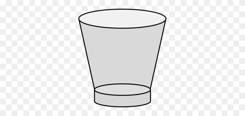 303x340 Wine Glass Line Art Drawing Cup - Cup Of Water Clipart
