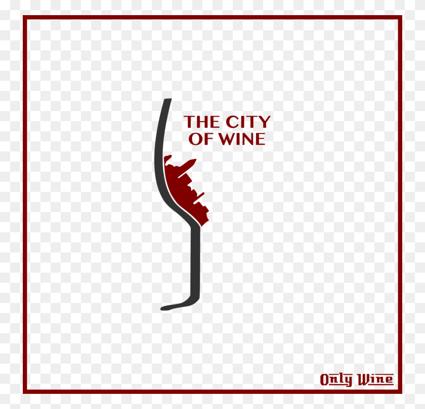 750x750 Wine Logo Brand Grape City - Wine Clipart PNG