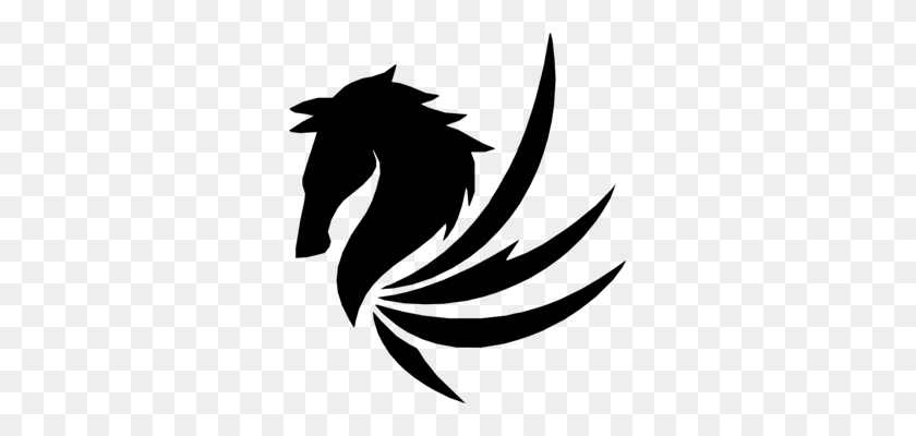 309x340 Winged Unicorn Pegasus Horse Mane - Pegasus PNG
