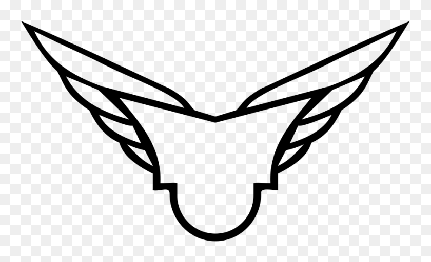 900x522 Wings Badge Png Clip Arts For Web - Wings PNG