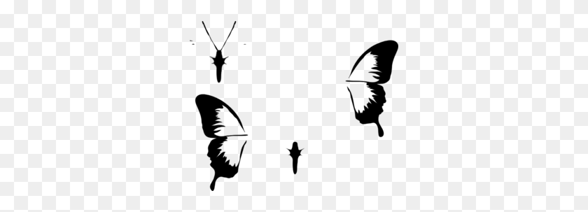 298x243 Крылья Бабочки Клипарт, Исследовать Картинки - Белая Бабочка Клипарт