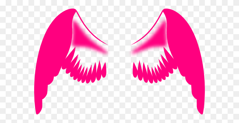 600x372 Wings Clipart Pink - Clipart Angel Wings Images