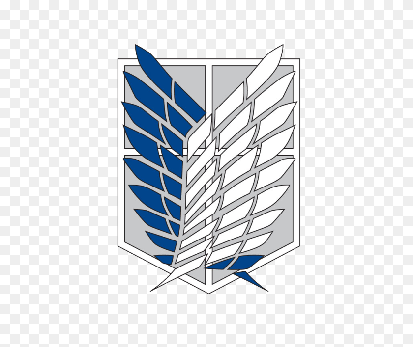 500x647 Wings Of Freedom Attack On Titan Transparente Couplelonnie - Attack On Titan Logo Png