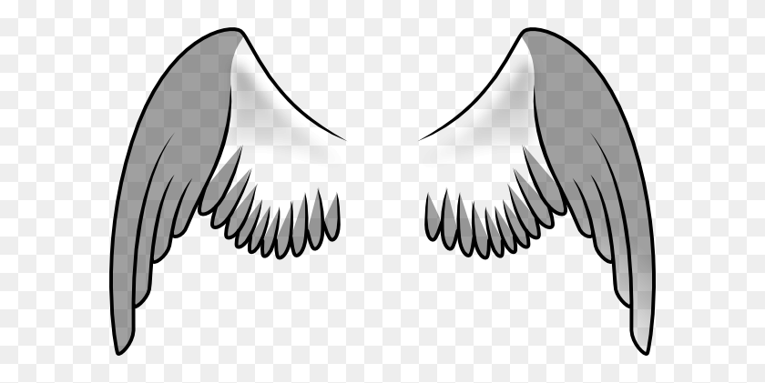 600x361 Wings Png, Clip Art For Web - Eyelashes Clipart PNG