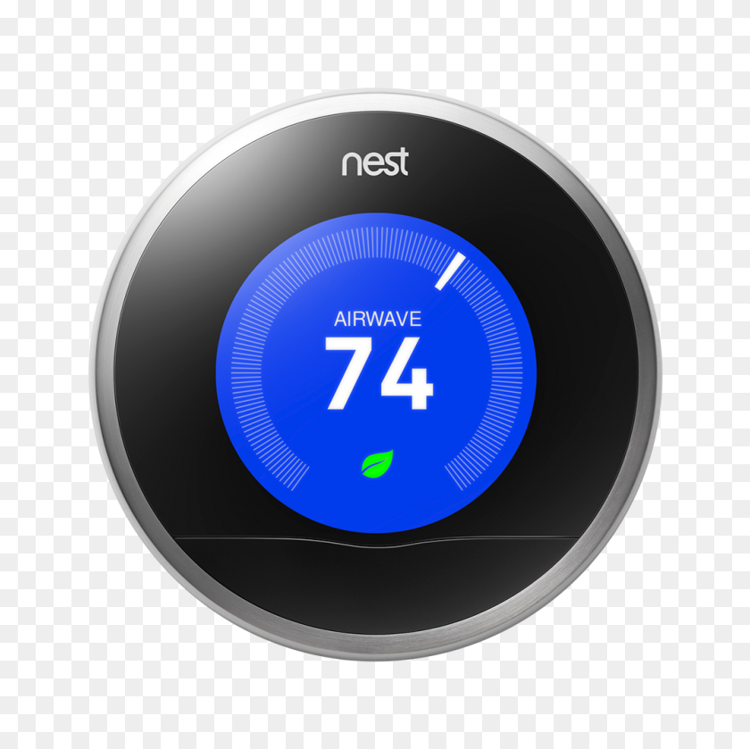 1000x1000 Wink Nest Learning Thermostat - Nest PNG