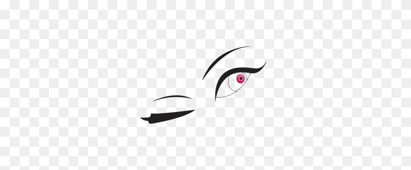 288x288 Winking Eyes Clipart - Eye Patch Clipart