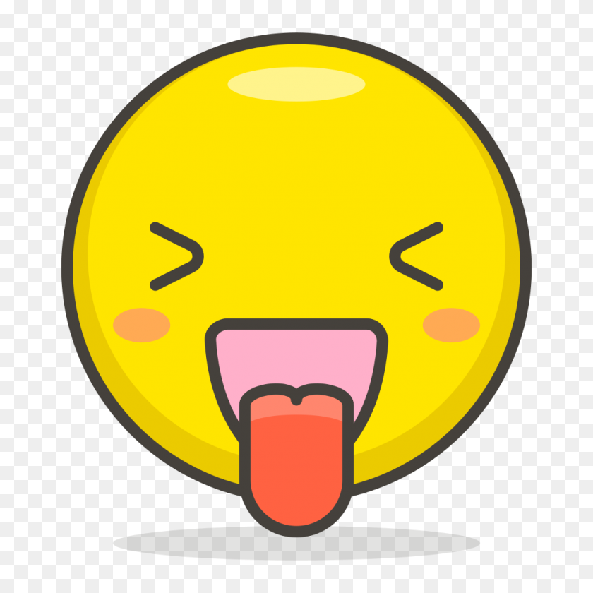 1024x1024 Winking Face With Tongue - Wink Emoji Clipart