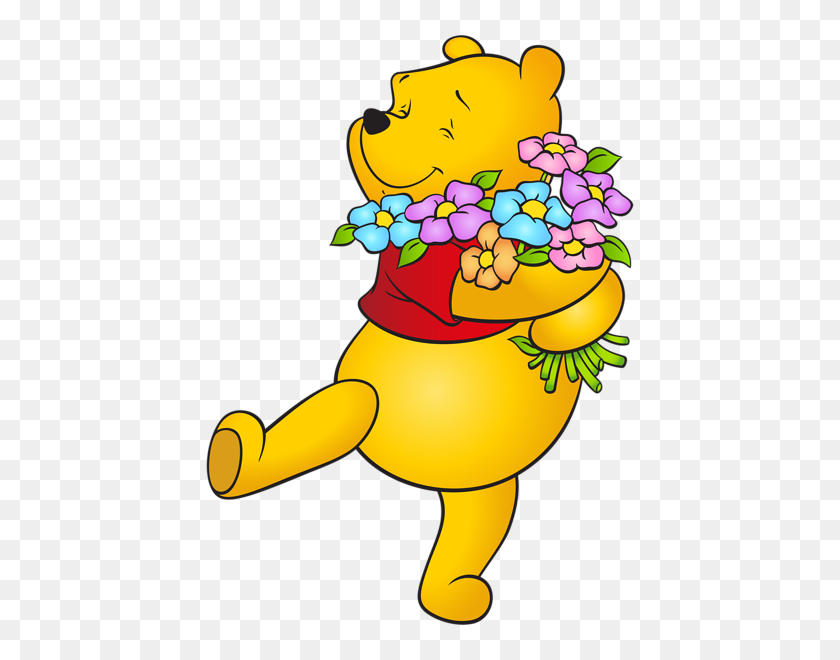 434x600 Winnie Pooh Png Images Free Download - Winnie The Pooh PNG