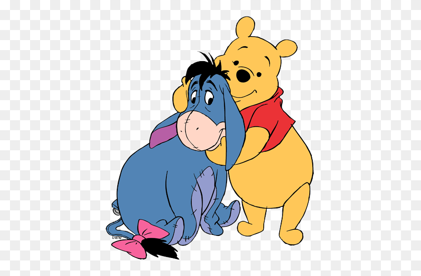 419x491 Imágenes Prediseñadas De Winnie The Pooh Y Eeyore, Imágenes Prediseñadas De Disney En Abundancia - Eeyore Png