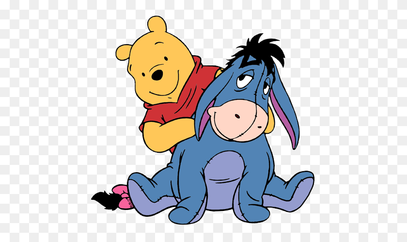 468x439 Winnie The Pooh And Eeyore Clip Art Disneybound! - Road Trip Clip Art