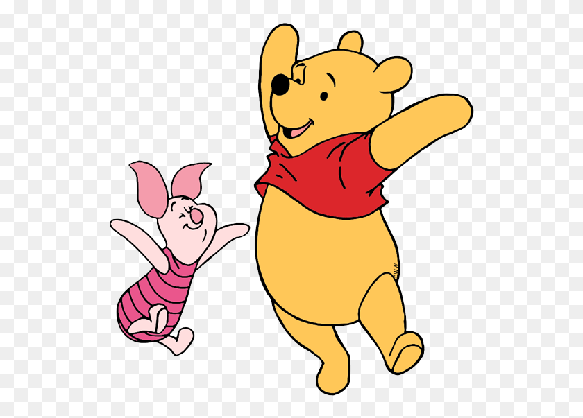 533x543 Winnie The Pooh And Piglet Clip Art Disney Clip Art Galore - Water Cycle Clipart