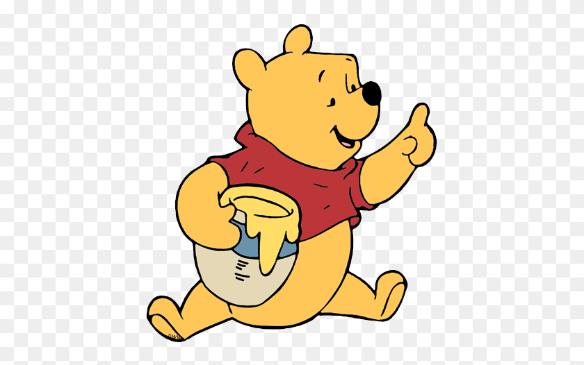 423x466 Imágenes Prediseñadas De Winnie The Pooh, Imágenes Prediseñadas De Disney En Abundancia - Pooh Clipart