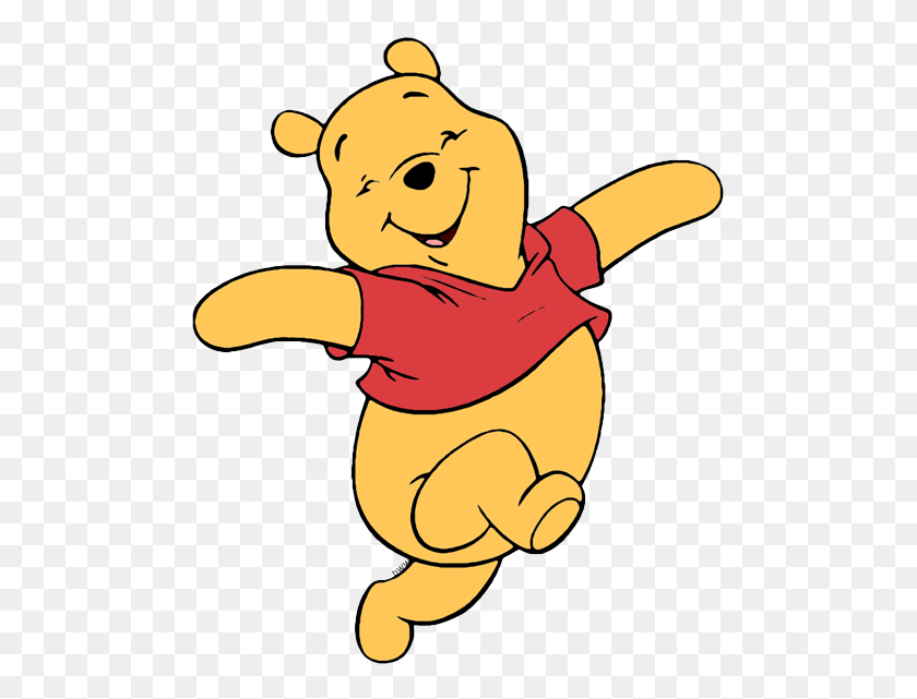 493x581 Winnie The Pooh Clip Art Disney Clip Art Galore - Skipping Clipart