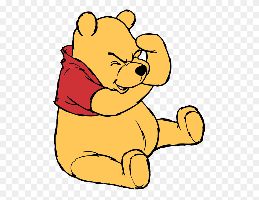 497x591 Winnie The Pooh Clip Art Disney Clip Art Galore - To Think Clipart