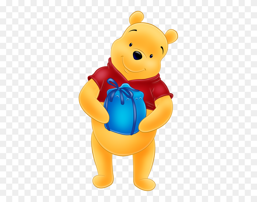 344x600 Winnie The Pooh Free Png Clip Art - Pooh Clipart