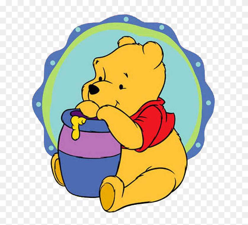 650x704 Winnie The Pooh Honey Jar Clipart - Honey Jar Clipart