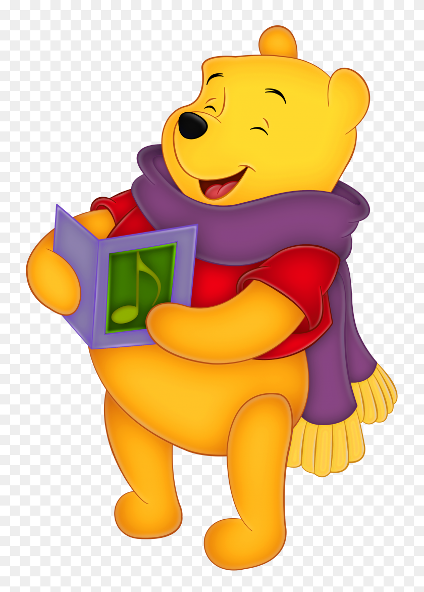 2520x3592 Winnie The Pooh With Purple - Winnie The Pooh PNG