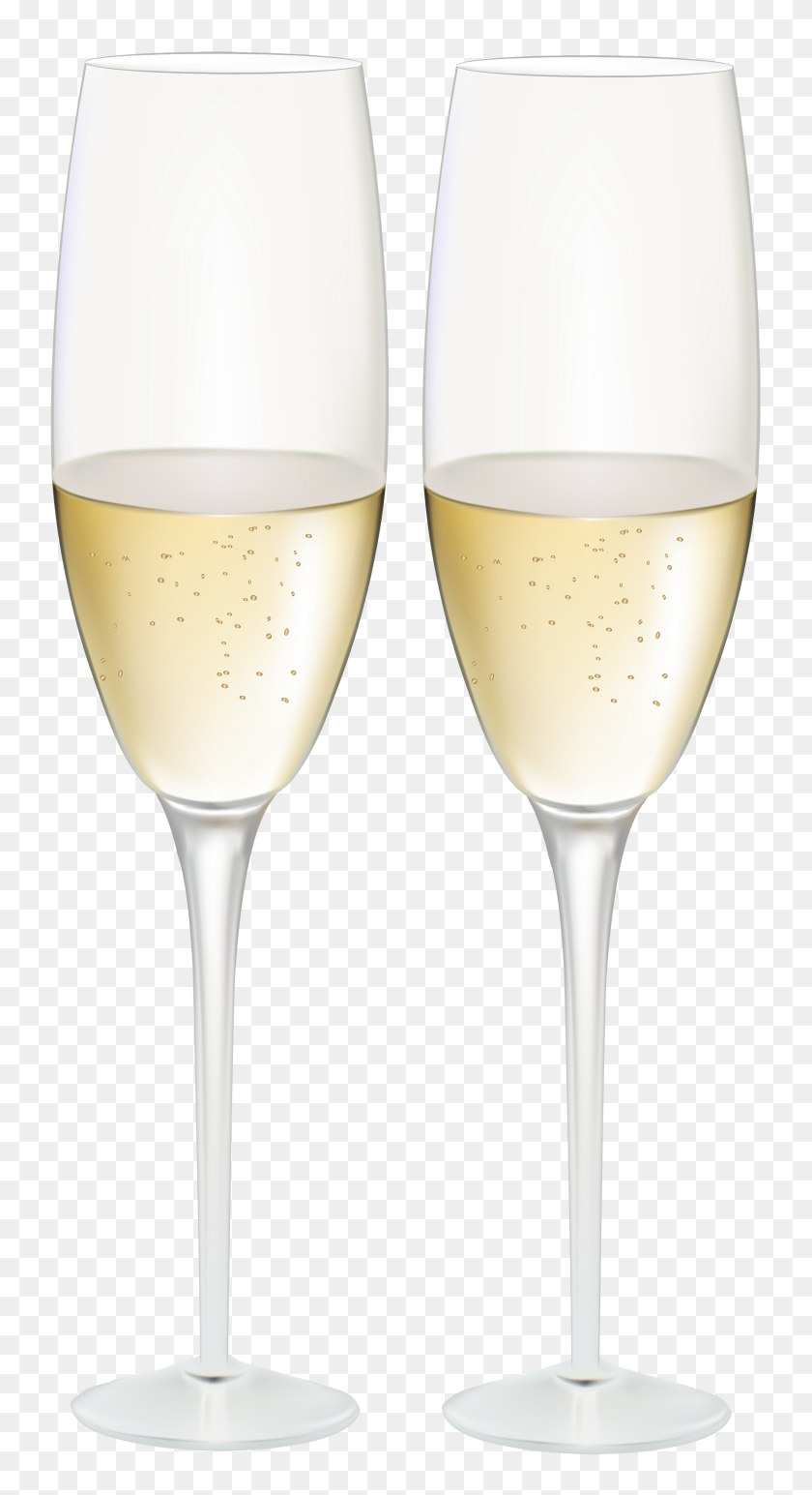 2100x4000 Красивый Бокал Шампанского Клипарт Свадебные Флейты Бесплатный Клип-Арт - Бесплатный Клипарт Шампанское