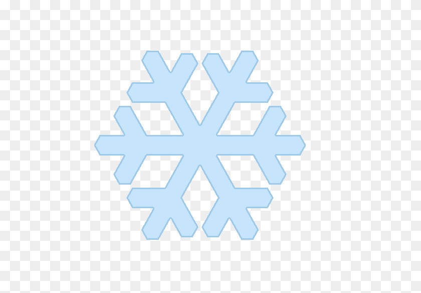 531x524 Winter Clipart - Snowflake Border PNG