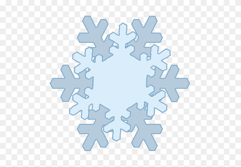 531x524 Winter Clipart - White Snowflakes PNG