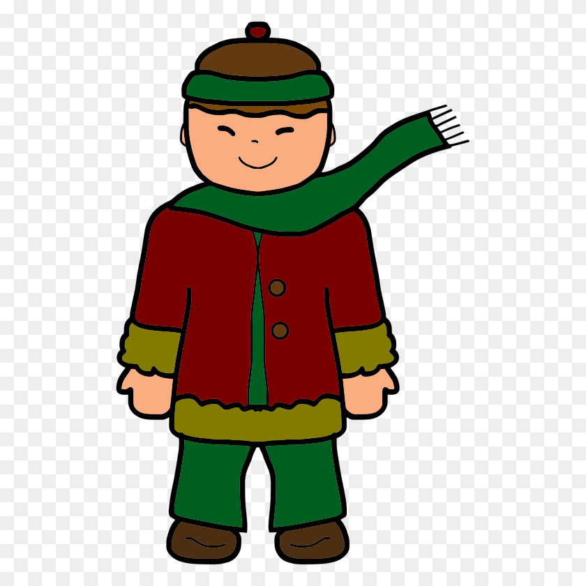 508x780 Winter Clothing Clipart - Winter Gear Clipart