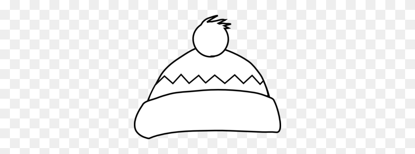298x252 Winter Hat Png Black And White Transparent Winter Hat Black - Winter Clipart PNG