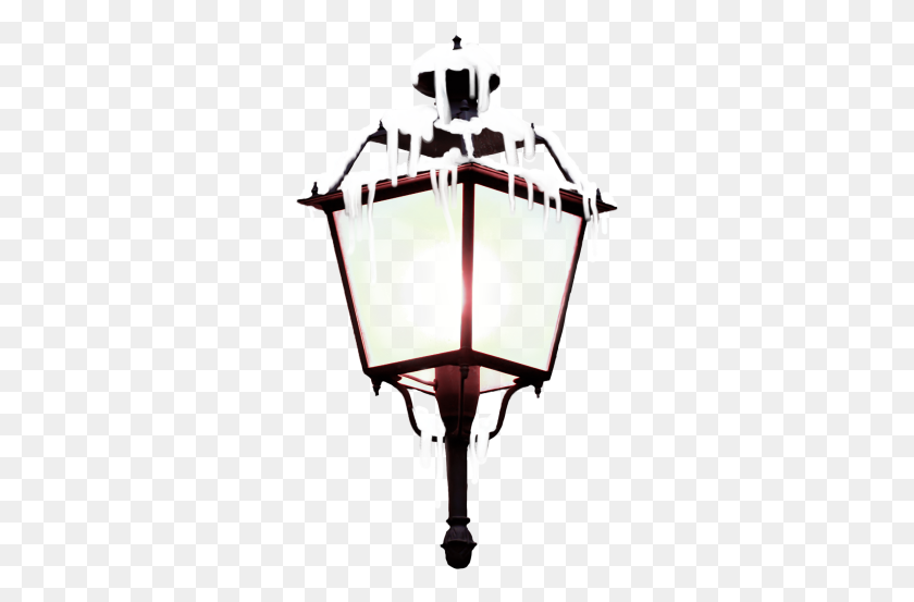 296x493 Winter Lamp Clip Art - Ceiling Clipart