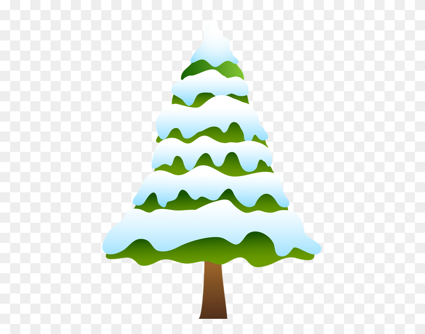 445x600 Winter Pine Tree Clipart Clip Art Images - Free Winter Clip Art