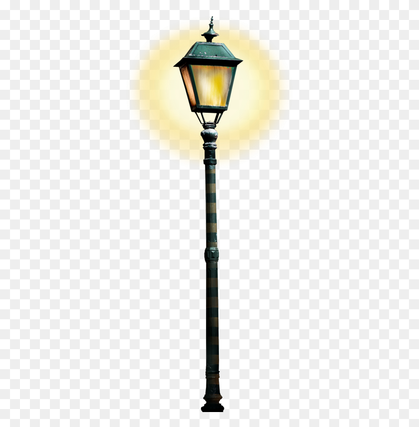 339x796 Winter Scene Free Digital Image Of A Realistic Light - Street Lamp PNG