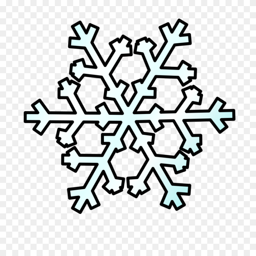830x830 Winter Snowflakes Clipart - Snowflake Images Clip Art