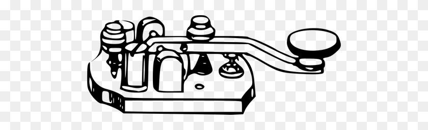 500x196 Wireless Device Vector Clip Art - Sewing Machine Clipart Black And White