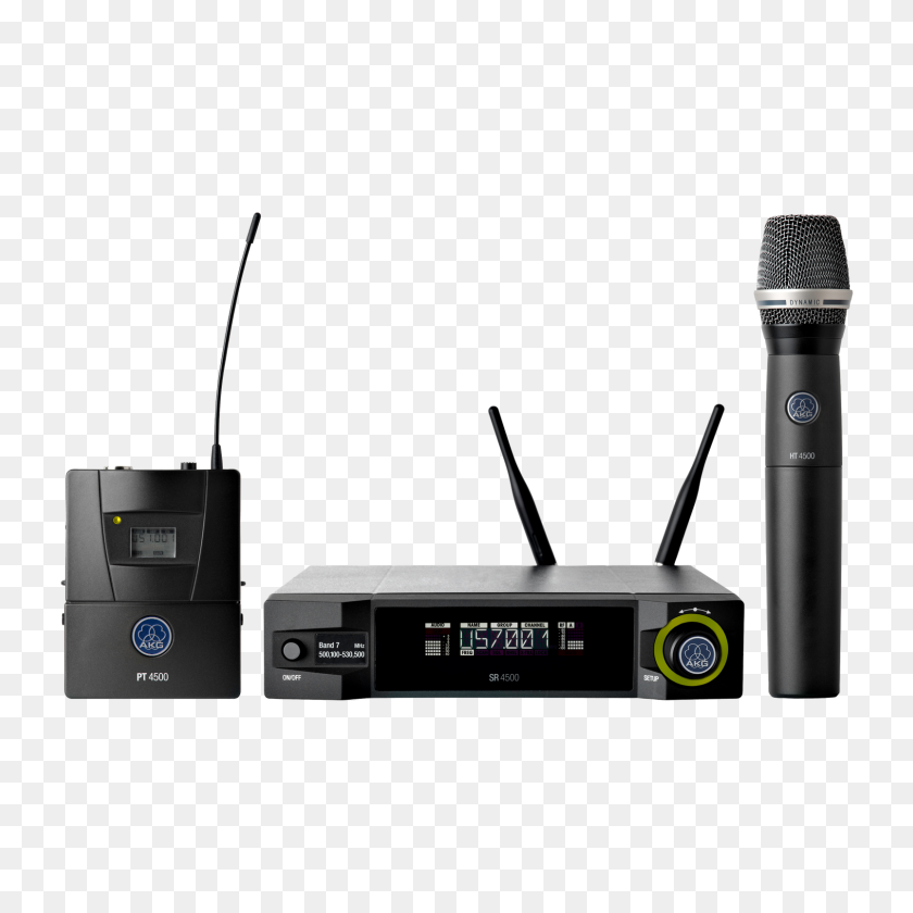 1605x1605 Sistemas De Micrófonos Inalámbricos Akg - Micrófono De Radio Png