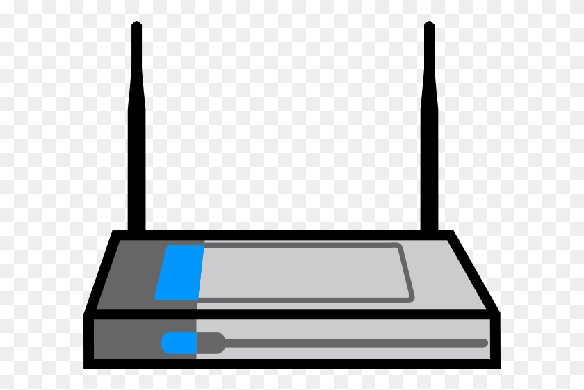 600x502 Wireless Router Clip Art - Router PNG