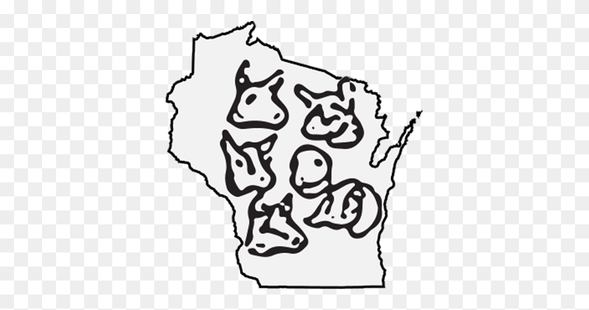 367x382 Wisconsin Dairy Goat Association - Wisconsin Clip Art