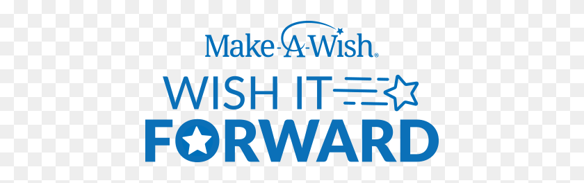 422x204 Wish It Forward Make A Eastern Ontario - Make A Wish Logo PNG
