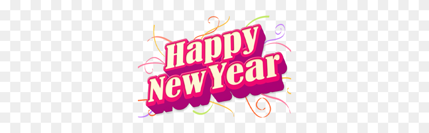 300x200 Wishing You Happy New Year Sandra Nuevas Y - Feliz Ano Nuevo 2018 PNG