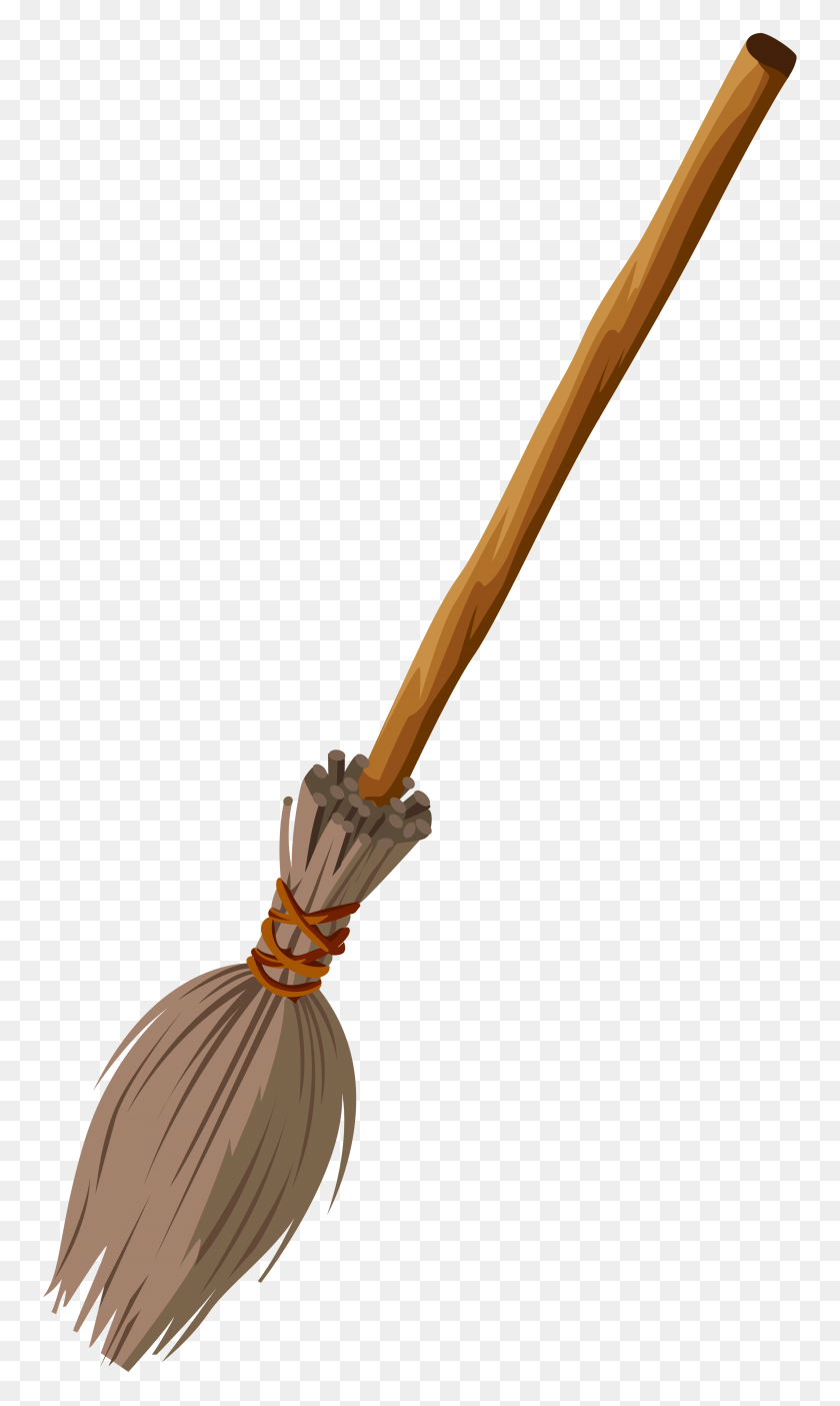 4639x8000 Witch Broom Cliparts - Witch On Broom Clipart