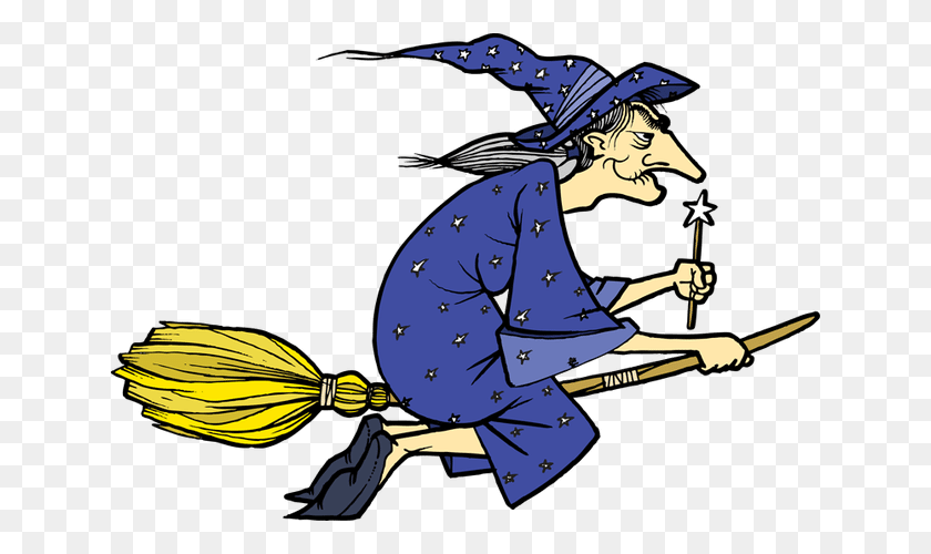640x440 Witch Clipart Blue - Witch Legs Clipart