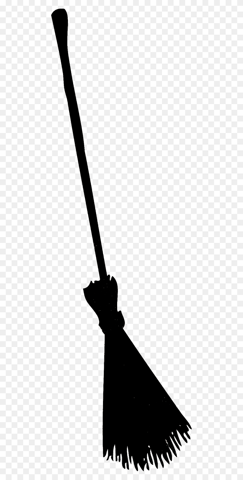 486x1600 Witch Clipart Broom Silhouette - Wicked Witch Clipart