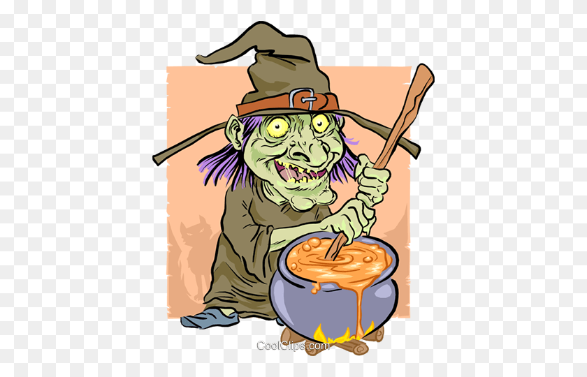 404x480 Witch Clipart Creepy - Witchcraft Clipart