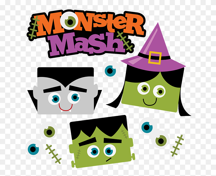 648x624 Witch Clipart Cute Halloween Monster - Cute Zombie Clipart