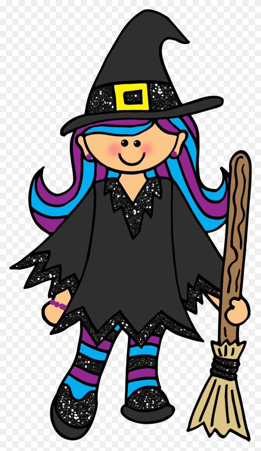 897x1600 Witch Clipart Friendly Witch - Halloween Characters Clipart